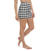 Black Gingham Short Shorts