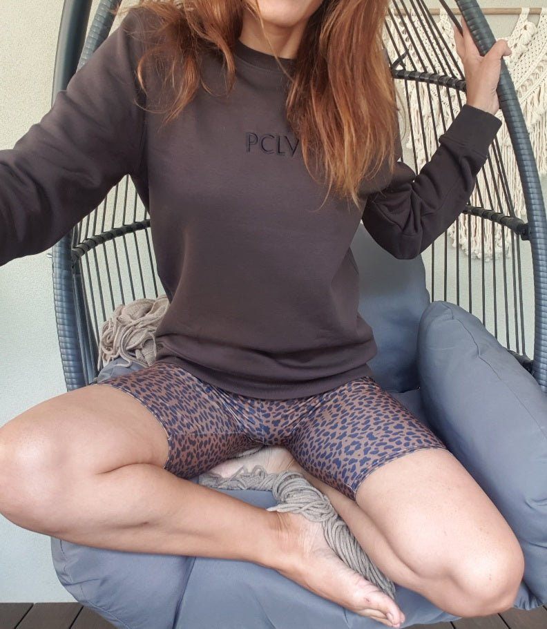 Chocolate brown sweatshirt - Organic | peace-lover