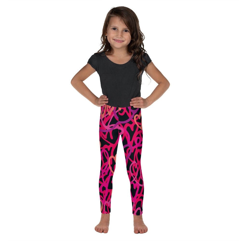 Kid's Leggings Hearts | peace-lover