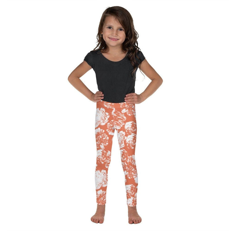 Kid's Leggings - "Mini Me" Peach Blossom