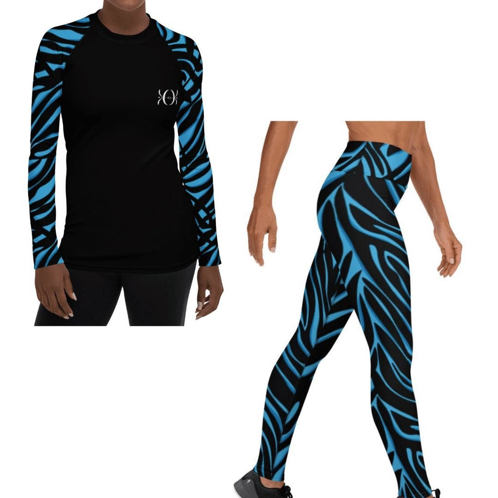 Matching Leggings and Rash guard Tropical | peace-lover