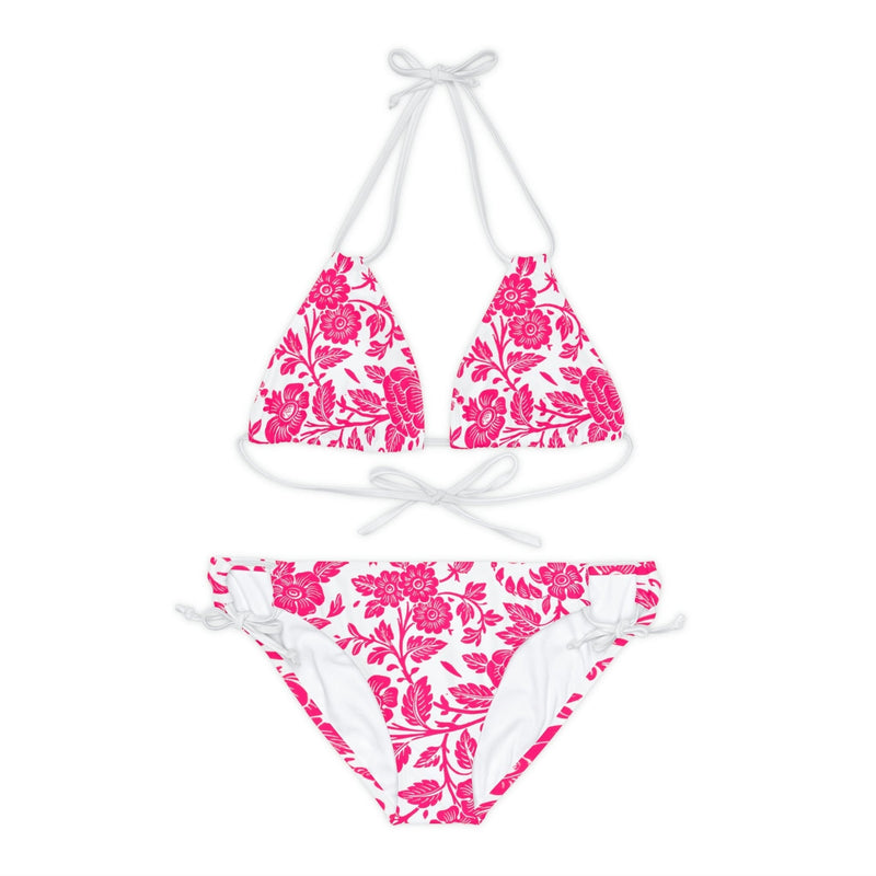 Floral Bikini Set Antique in Pink | peace-lover