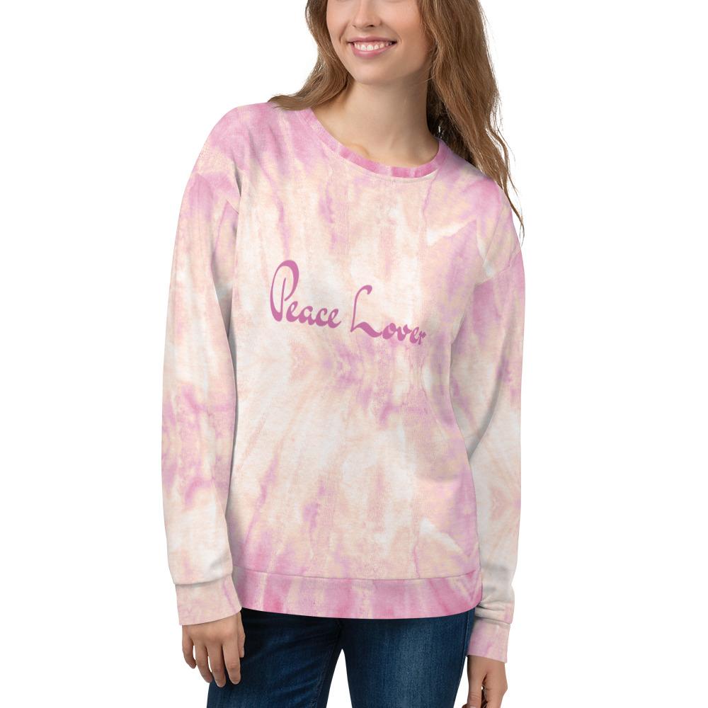 Tie Dye Sweatshirt - Roses