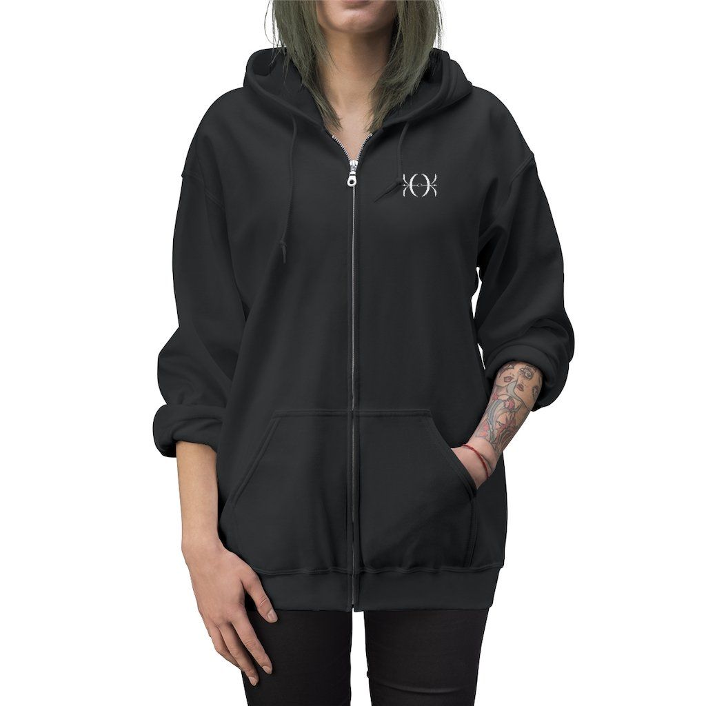 Women's Zip Up Hoodie - Logo