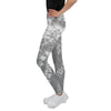 girls tie dye leggings grey - 5