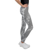 girls tie dye leggings grey - 2