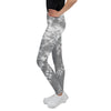 girls tie dye leggings grey - 3